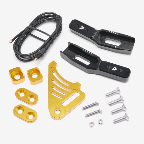Charged Rear Swing Arm Extension And Brake Hose